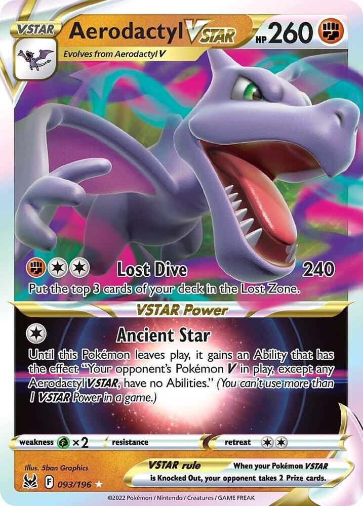 Aerodactyl Vstar 093/196 - NM