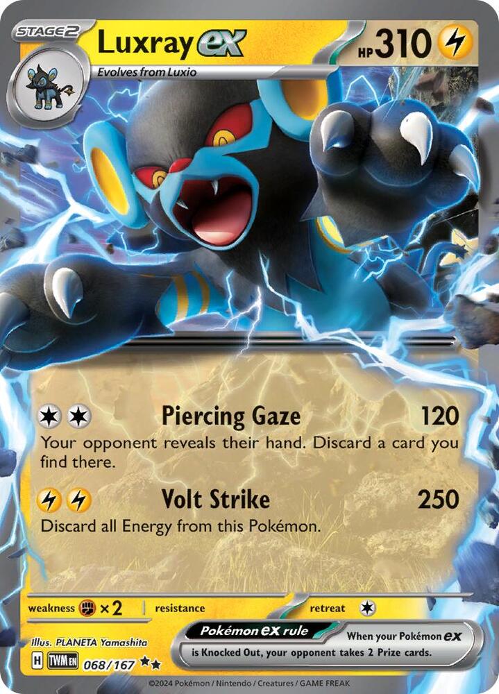 Luxray ex 068/167 - NM