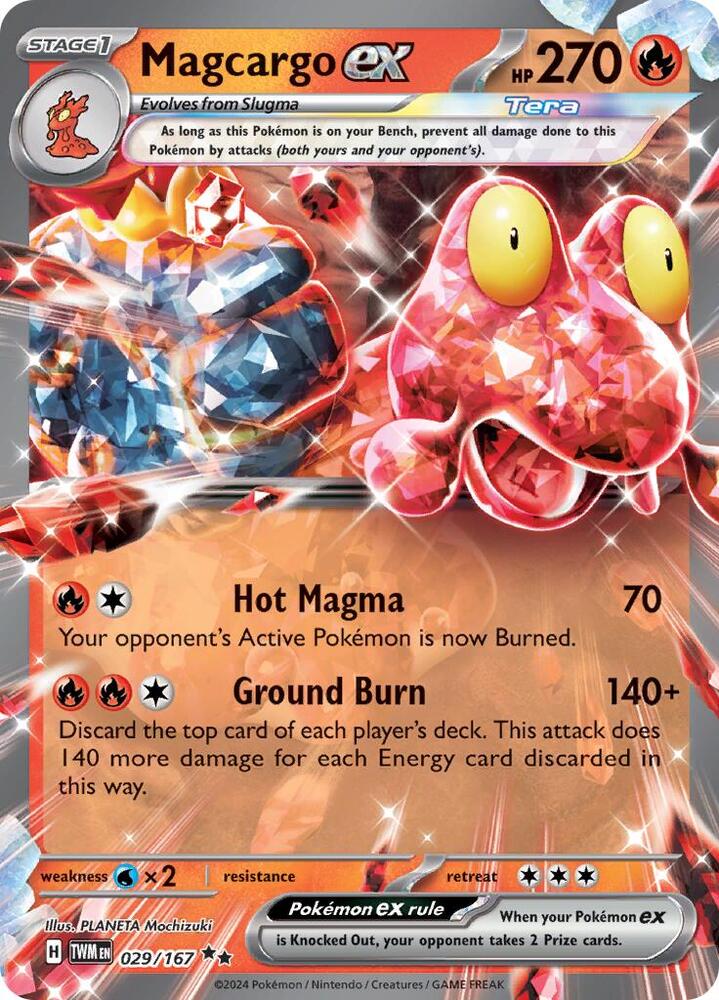 Magcargo ex 029/167 - NM