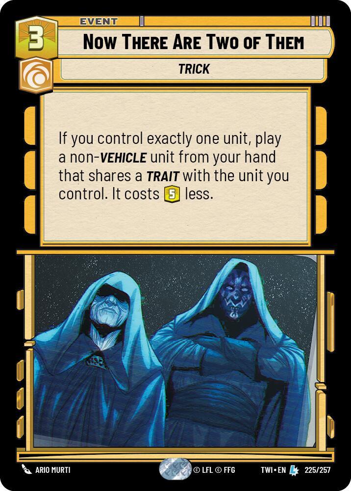 Now There Are Two of Them 225/257 - NM