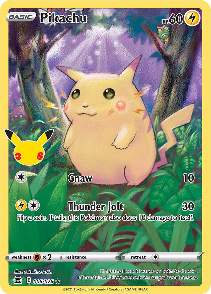 Pikachu 005/025 - NM
