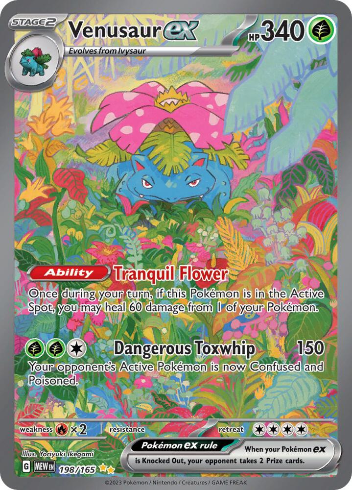 Venusaur ex 198/165 - NM