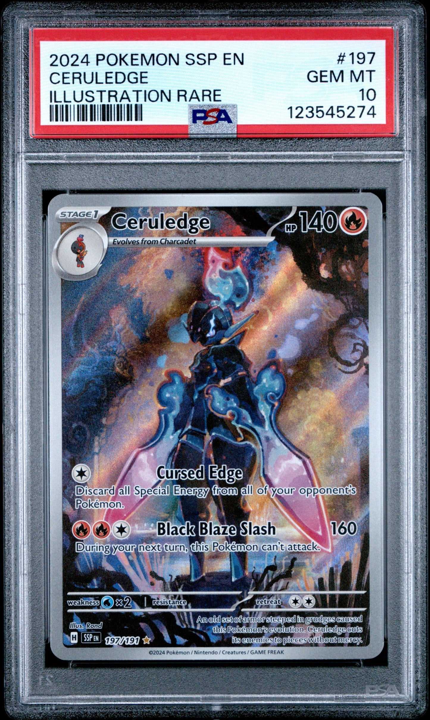 Ceruledge 197/191 PSA 10