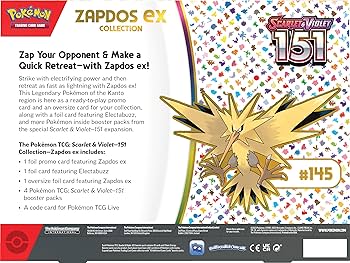 S&V- 151 Zapdos ex Collection box