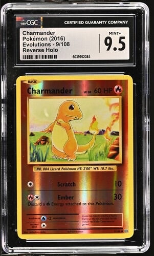 Charmander 9/108 CGC 9.5