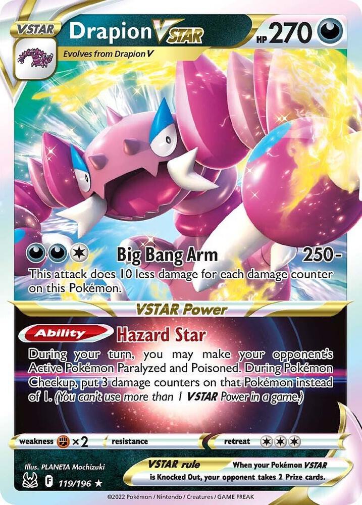 Drapion VSTAR 119/196 - NM