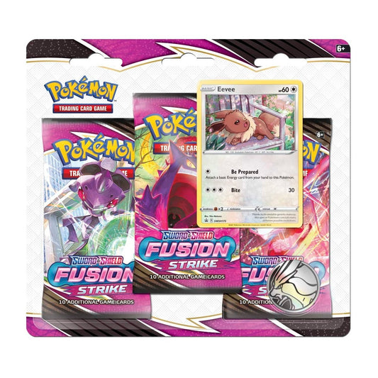 SWSH Fusion Strike 3 Pack Blister Evee
