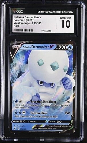 Galarian Darmanitan V 036/185 CGC 10