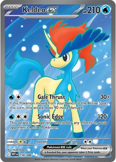 Keldeo ex 159/086 - NM