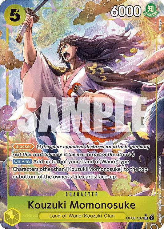 Kouzuki Momonosuke (Alternate Art) OP06-107 - NM