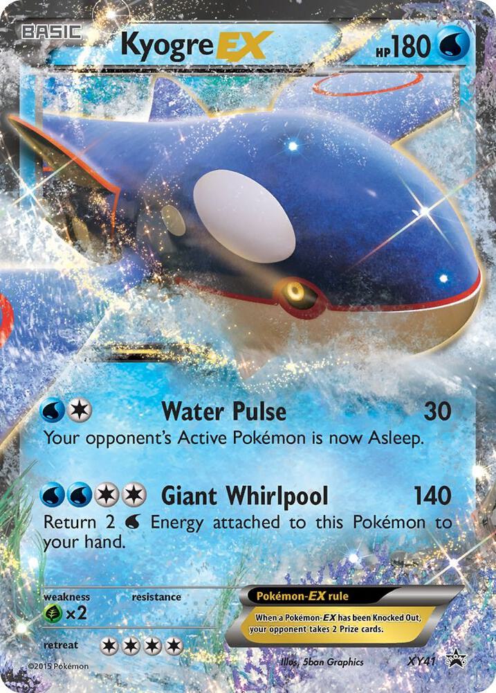 Kyogre EX XY41 Promo - LP