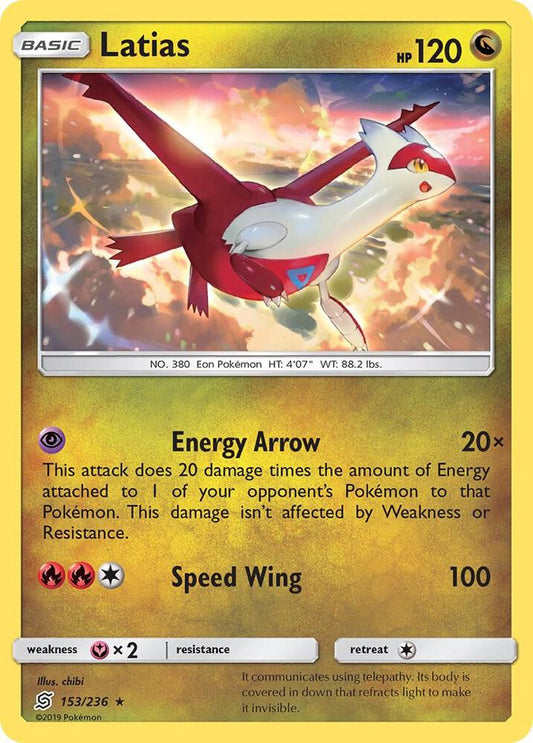 Latias 153/236 Reverse Holo - NM