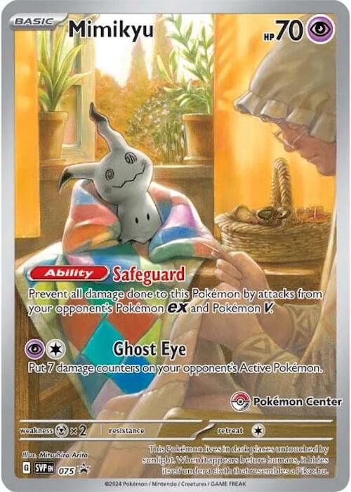 Mimikyu 075 Pokémon Center Promo Sealed - NM