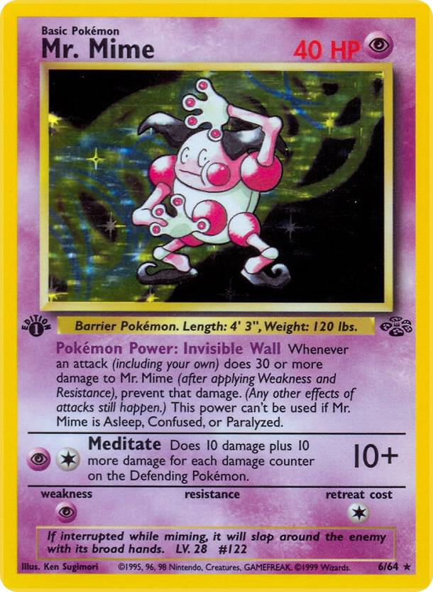 Mr. Mime 6/64 Unlimited Holo - NM