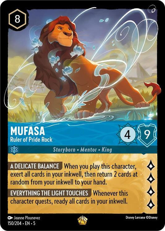Mufasa 150/204 Cold Foil - NM