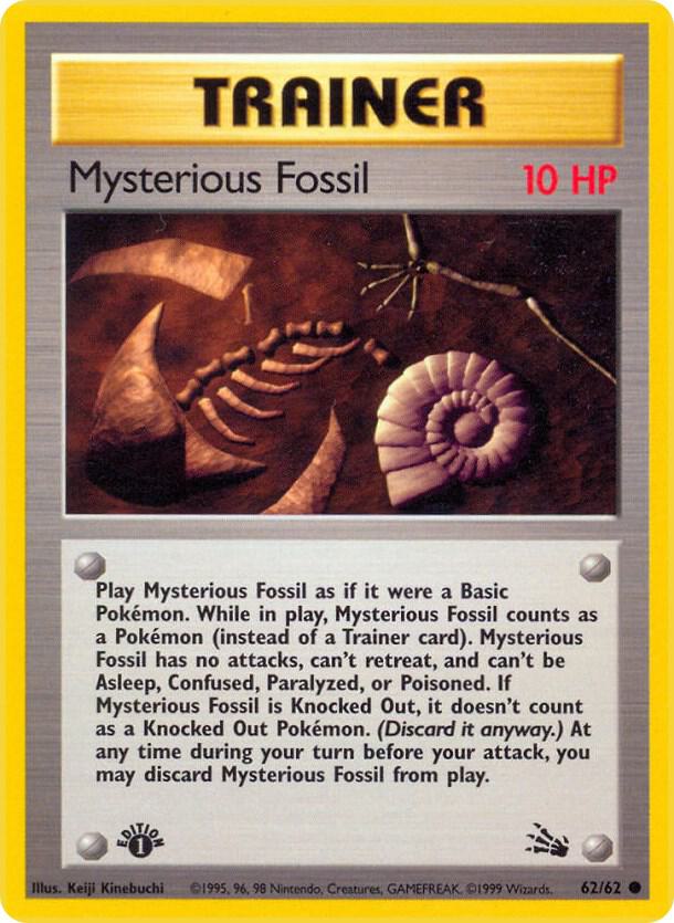 Mysterious Fossil 62/62 Trainer Unlimited - LP