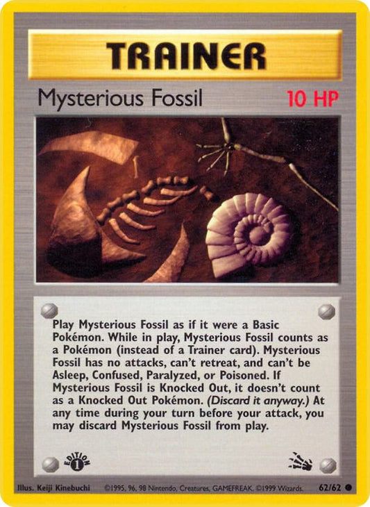 Mysterious Fossil 62/62 Trainer Unlimited - LP
