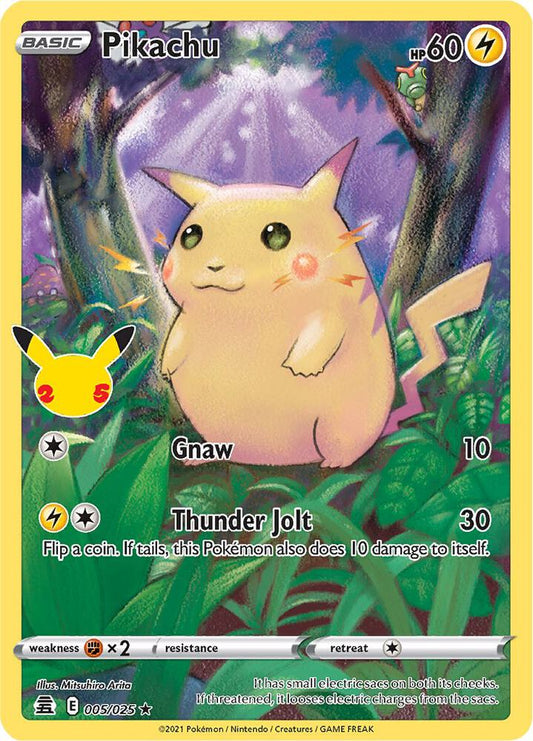 Pikachu 005/025 - NM