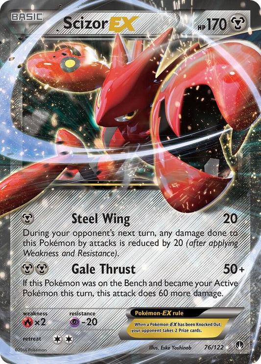 Scizor EX 76/122 - NM