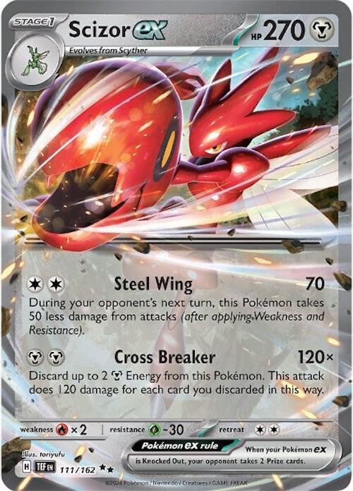 Scizor ex 111/162 - NM