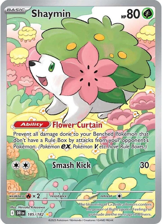 Shaymin 185/182 - NM