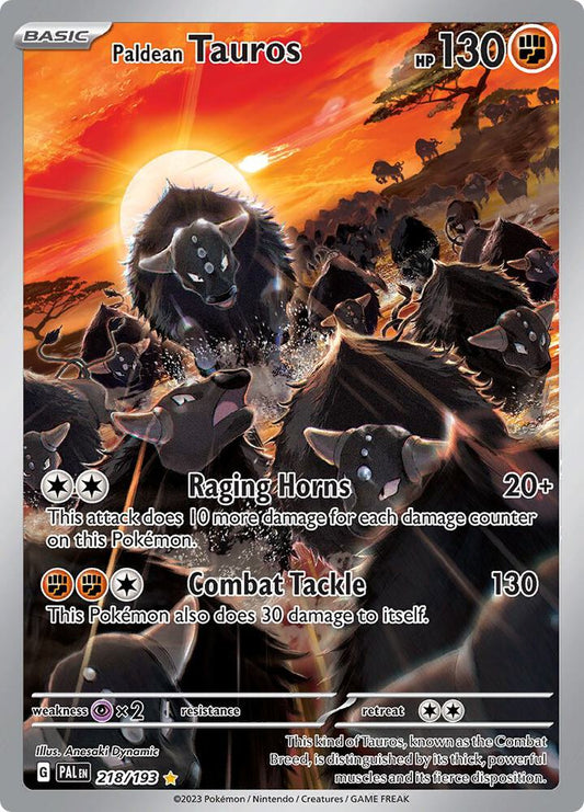 Paldean Tauros 218/193 - NM