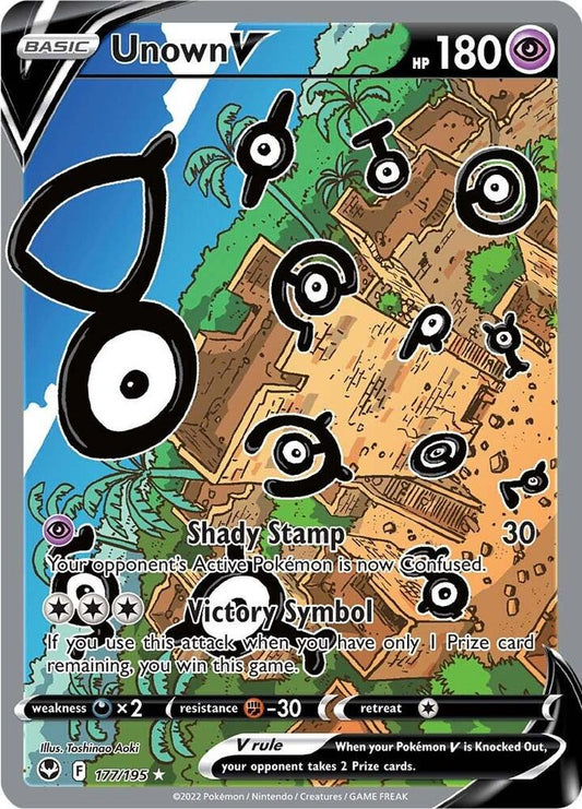 Unown V 177/195 - NM