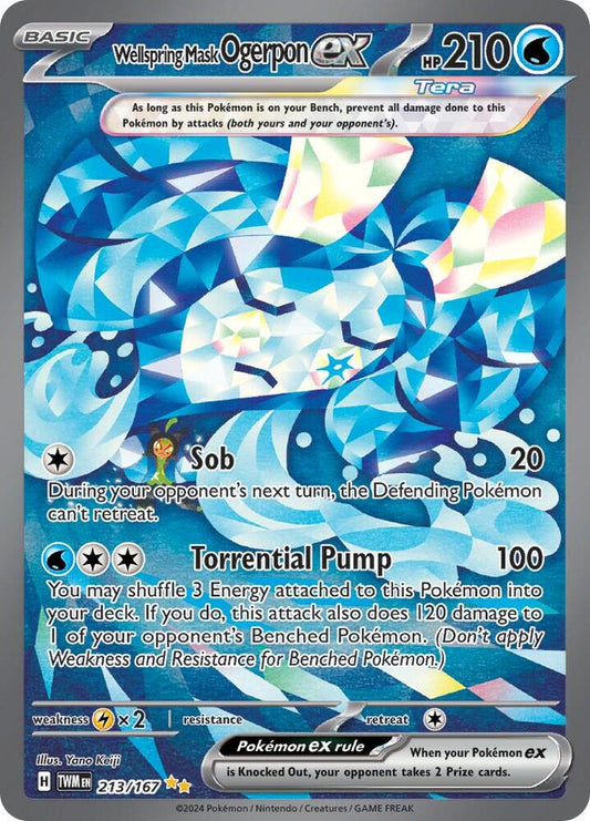 Well Spring Mask Ogerpon 213/167 - NM