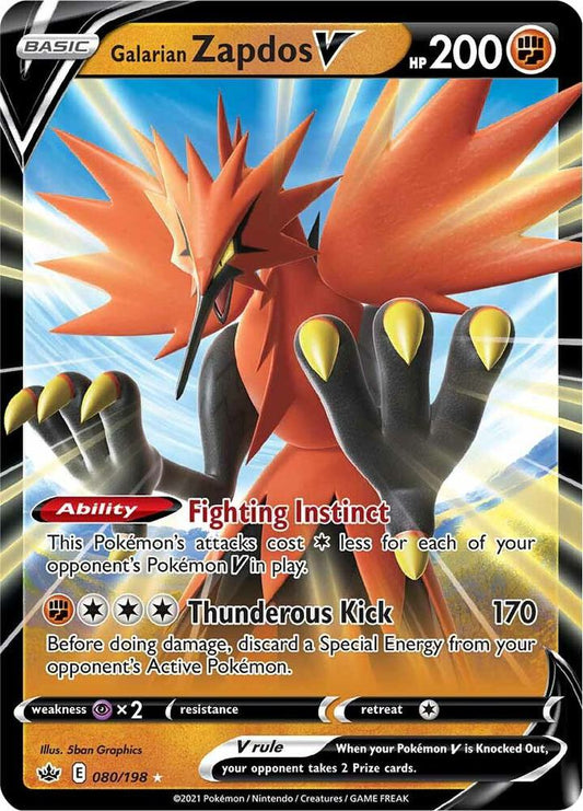 Zapdos V 080/198 - NM