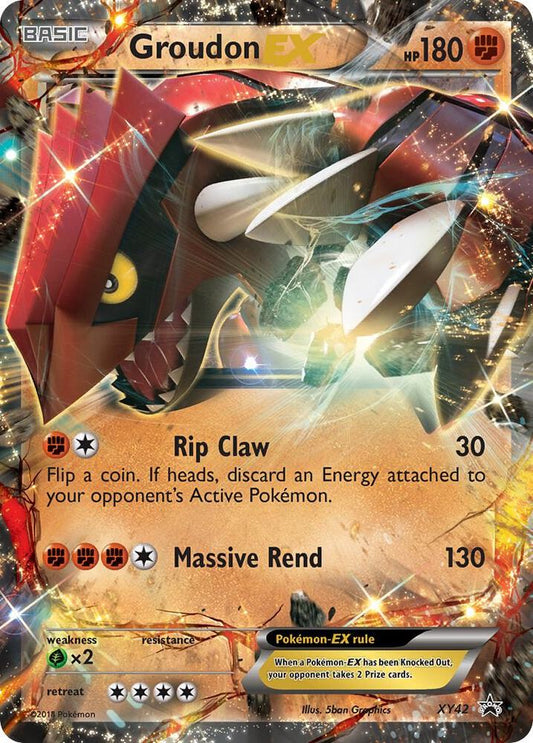 Groudon EX XY42 - LP
