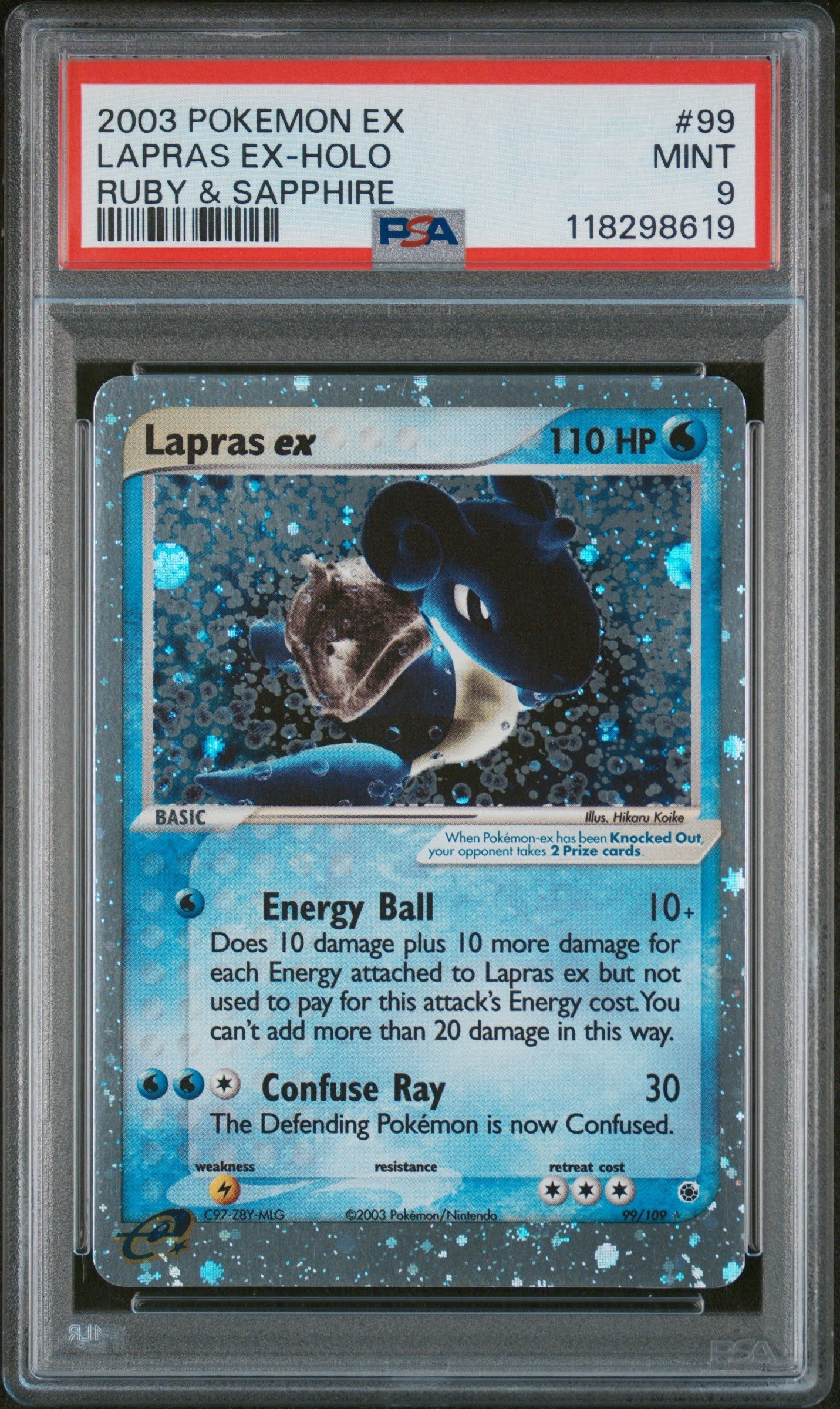 Lapras 99/109 PSA 9
