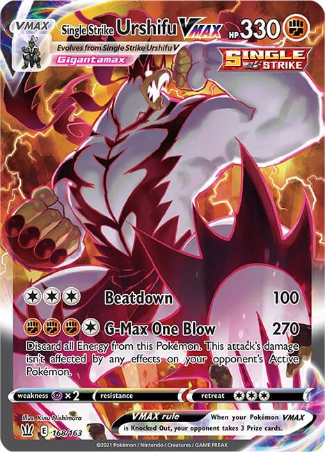 Single Strike Urshifu VMAX 168/163 - NM